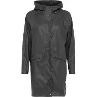Ichi IHTAZI Damen Windbreaker Übergangsjacke Regenjacke Regenmantel mit Druckknöpfen Kapuze mit Kordelzug Eingrifftaschen Regular fit