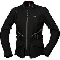IXS Tourster-STX 1.0 wasserdichte Damen Motorrad Textiljacke, schwarz, XL