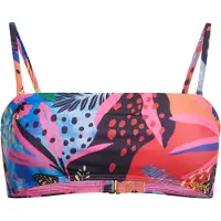 Superdry für Damen. W3010398A Mehrfarbiges tropisches Bandeau-Bikinioberteil (XS), Strandbekleidung, Recyceltes Polyester, Nachhaltig