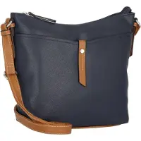 Tom Tailor Novara Damen Umhängetasche Crossbody Bag Mittelgroß Blau