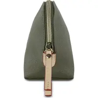 Bugatti Kosmetiktasche "Damen ELLA", Damen, Gr. B/H/T: 21cm x 15cm x 3cm onesize, grün, Kunstfaser, leicht glänzend, unifarben, Taschen Kosmetiktasche