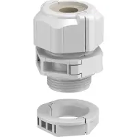 Obo Bettermann OBO 2024980 Kabelverschraubung, teilbar Dichteinsatz, 1 Kabel M32 Polycarbonat lichtgrau V-TEC TB32 20-25 - 5 Stück