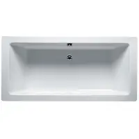 Riho Lusso Rechteck-Badewanne, Einbau, 2-Sitzer, weiß, B016001005