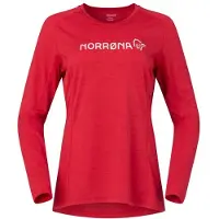 Norrøna - Women's Fjørå Equaliser Lightweight Long Sleeve - Radtrikot Gr S rot