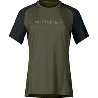 Norrøna - Women's Fjørå Equaliser Lightweight T-Shirt - Radtrikot Gr S oliv
