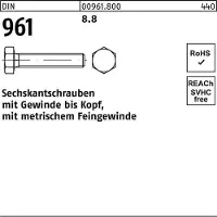 Reyher DIN 961 Stahl 8.8 blank M 14x1,5x35 - Sechskantschrauben, Feingewinde bis annähernd Kopf