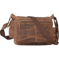Greenburry Umhängetasche Vintage New Hunting Bag II Brown braun