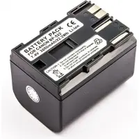 AccuCell Akku passend für Canon BP-522 Akku schwarz