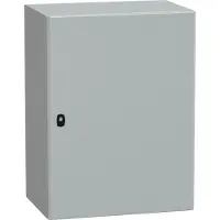 Schneider NSYS3D8640P, Wandmontiertes Regal, Grau