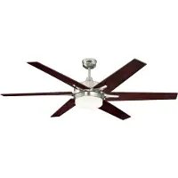 WESTINGHOUSE Deckenventilator mit Licht Cayuga, Holz, leise