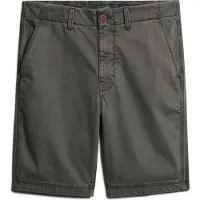 Superdry für Herren. M7110397A Graue Chino-Shorts für Offiziere (30), Lässig, Baumwolle
