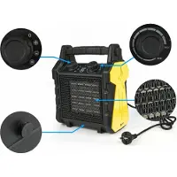 GEKO Elektrische Keramikheizung - 2KW Heizkörper
