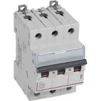 Legrand 409499 DX3 Leitungsschutzschalter D-Charakteristik, 16A, 3-polig, 10kA, 400VAC, 3TE
