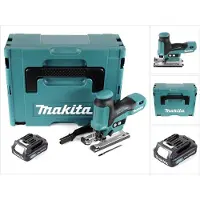 Makita JV 102 DA1J 10,8 V Akku Pendelhubstichsäge im Makpac + 1 x BL 1020 2,0 Ah Akku - ohne Ladegerät