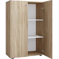 VCM Büroschrank Bücher Ordner Aktenschrank Lona 3fach