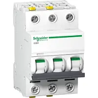 Schneider Electric A9F07313 Leitungsschutzschalter iC60H, 3P, 13A, C Charakteristik - 4 Stück