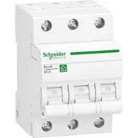 Schneider Electric R9F24363 Leitungsschutzschalter Resi9 3P, 63A, C Charakteristik, 6kA - 4 Stück