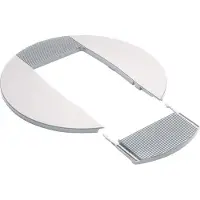 Hager DAC2809016 Rosette für Deckenanschlusssäule halogenfrei zu DA200 2-seitig verkehrsweiß