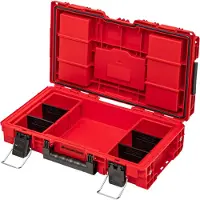 Tool Brothers RHINO XL Werkzeugkoffer ULTRA Comfort+ Höhe M 13,5 l IP66 mit herausnehmbaren Trennwänden + Boxen