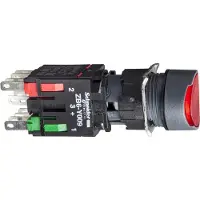 Schneider Electric Leuchtdrucktaster, rot Ř 16, flach, o. XB6AW4B5B