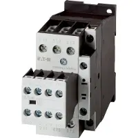 Eaton 106371 Leistungsschütz, 380 V 400 V 7.5 kW, 2 S, 2 Ö, RDC 24: 24 - 27 V DC, Gleichstrombetätigung, Schraubklemmen DILM17-22(RDC24)