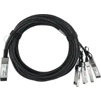 BlueOptics Dell 470-ABXQ BlueLAN passives 40GBASE-CR4 QSFP auf 4x10GBASE-CR SFP+ Direct Attach Breakout Kabel, 2 Meter