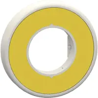 Schneider Electric Electric ZBY9W2B101 Beleuchtbares Schild für Not-Aus/Not-Halt, 1 LED rot, 24V, blanko