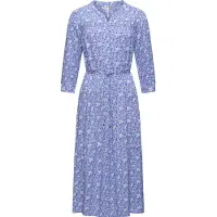 Ragwear Maxikleid "Sommerkleid Meve", Damen, Gr. S, N-Gr, blau, Obermaterial: 100% Viskose CV. Obermaterial: 100% Viskose CV., Kleider Maxikleid