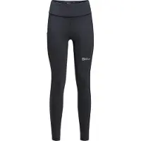Jack Wolfskin Sporthose "KLINTAL TIGHTS W", Damen, Gr. XL (46), Normalgrößen, schwarz, Obermaterial: 62% Polyamid, 38% Elasthan, Hosen Sporthose