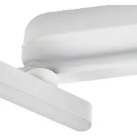 LINDBY LED-Strahler Eldrin, weiß, 6-flg., Lichtleiste