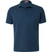 Superdry für Herren. M1110440A Essential marineblau gestricktes Poloshirt (XL), Lässig, Baumwolle, Kurzarm