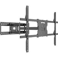 Multibrackets Wandhalter 65-110", schwarz, Metall, max 125kg
