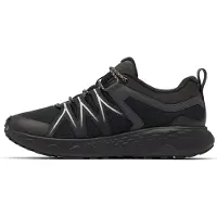 Columbia Wanderschuh "PEAKFREAK ROAMTM WATERPROOF", Herren, Gr. 44, schwarz, silber grau, Leder, Synthetik, Textil, Schuhe Wanderschuh, wasserdicht