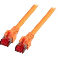 EFB Elektronik Hersteller: RJ45 Patchkabel S/FTP, Cat.6, LSZH, 40m, orange Das geschirmte Cat.6 RJ4
