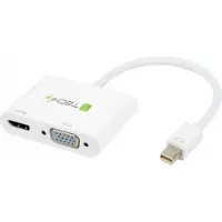 Techly IADAP-MDP-VGAH12. Kabellänge: 0,15 m, Anschluss 1: Mini DisplayPort, Anschluss 2: HDMI + VGA (D-Sub)