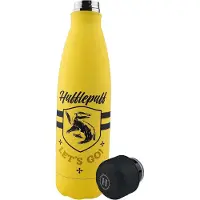 Cinereplicas Harry Potter Bouteille isotherme Hufflepuff Let's Go