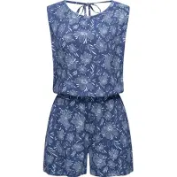 Ragwear Jumpsuit "Zella" schicker, kurzer Damen Overall mit floralem Print
