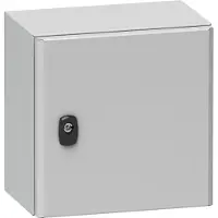 Schneider Electric Electric NSYS3D101030P PanelSeT S3D Volltür mit Montageplatte H1000xB1000xT300 IP66 IK10 RAL7035.