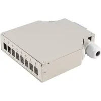 Shiverpeaks -BASIC-S--LWL-Verteilerbox, Metall, 8-fach, DIN rail, grau (BS07-65011)