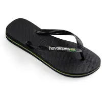 Havaianas - Brasil Logo - Sandalen Gr 35/36 schwarz