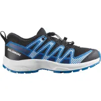 Salomon Wanderschuh "XA PRO V8 J", Kinder, Gr. 36, weiß (schwarz, weiß, french blau), Synthetik, Textil, Schuhe Wanderschuh