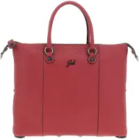 Gabs Leder Schultertasche G3 Plus TG Bull Black Shoulder Bag Euphoria rot