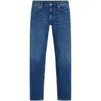 Tommy Hilfiger Straight-Jeans , Herren, Gr. 31, Länge 34, blau (cobalt blau), Denim/Jeans, Obermaterial: 99% Baumwolle, 1% Elasthan, straight fit knöchellang, Jeans Straight-Jeans, in blauer Waschung