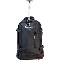 Cavalet Rollentasche Rucksack Trolley Wagen 65 cm Groß 70L Schwarz