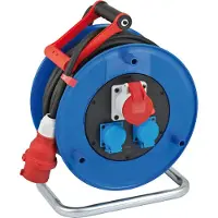 Brennenstuhl Garant CEE 1 IP44 Industrie/Baustellen-Kabeltrommel 30m H07RN-F 5G2,5, 1237980