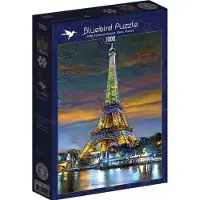 Bluebird Puzzle Eiffelturm bei Sonnenuntergang, Paris, Frankreich 1000 Teile