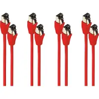 Shiverpeaks BS08-41074-4, 10 m, Cat8.1, F/FTP (FFTP), RJ-45, RJ-45, Rot