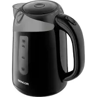 Sencor SWK 1701BK, 1,7 l, 2200 W, Schwarz, Kunststoff, Wasserstandsanzeige, Drahtlos