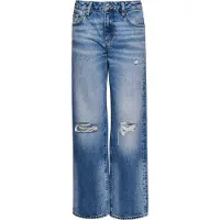Superdry für Damen. W7011013A Blaue Jeans mit weitem Bein (30/30), Lässig, Bio-Baumwolle, Nachhaltig
