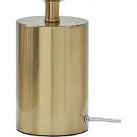 Beliani Tischlampe Messing Metall Glasschirm Modern Glam Design Wohnzimmer Beleuchtung